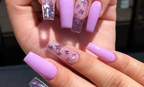 glamorous and cute acrylic nail designs