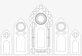 Stained Glass Window Template 178655