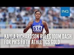 sea games kayla richardson rules 100m
