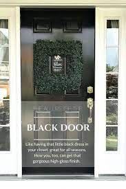 best black paint for your front door