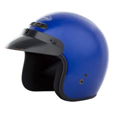 Gmax G102042 Gm 2 Solid Youth Large X Large Blue Open Face Helmet