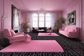 what color carpet goes with pink walls