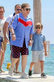 While the pair had previously 'neither of us care. Elton John And David Furnish Holiday With Sons Elijah And Zachary Elton John David Furnish John