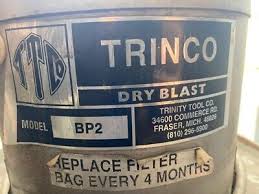 trinco dry blast cabinet trinity bp2 36