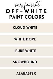 5 Off White Paint Colors You Ll Love