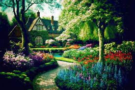 English Garden Painting Images Browse