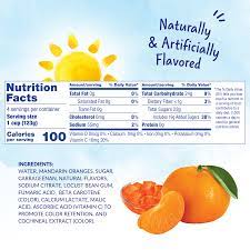 dole mandarins in orange flavored gel