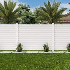 Louvered Privacy Fencing Vinyl