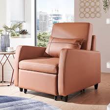 comfy pull out single sofa bed chair at