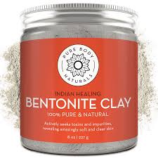 pure bentonite powder for diy detox