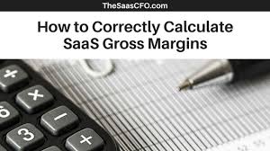 How To Correctly Calculate Your Saas Gross Margin The Saas Cfo
