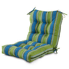 greendale home fashions 42 x 21 in outdoor seat back chair cushion cayman stripe