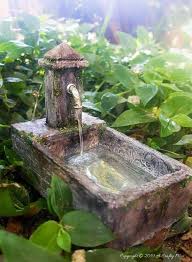 adorable fairy water feature