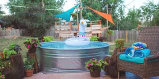 If you want to keep your above ground swimming pool clean while reducing the cost of maintenance, it is essential that you install a reliable and best sand. Diy Stock Tank Pool Ideas Mid Modern Mama