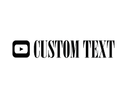 However, as opposed to getting a retailer to apply your custom sticker (or decal, depending on what you call it) for you, you can save a lot of money by doing it yourself. Youtube Sticker Bodini Mt Font Youtube Social Media Custom Decals