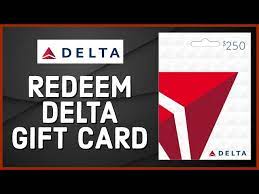 how to redeem delta gift card