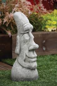 Grandad Easter Island Head Stone Garden