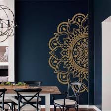 Mandala In Half Wall Sticker Wall Decal