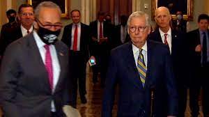 Schumer cuts off McConnell before press ...
