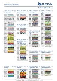 Preciosa Colour Chart By Uab Artibalta Issuu