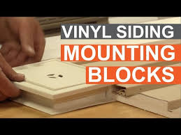 Vinyl Siding Mounting Blocks