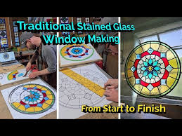 Circular Stained Glass Window Making