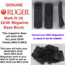 new ruger 90599 22 45 mk4 one magazine