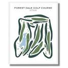 Forest Dale Golf Course Utah Golf Course Map Home Decor - Etsy