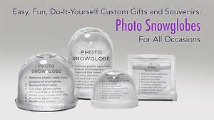 snow globes kits photo souvenir