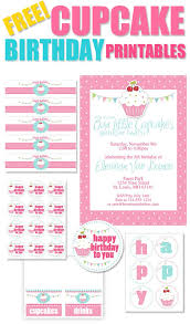 Cupcake Birthday Party With Free Printables How To Nest