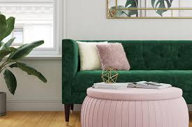 decorating with velvet couches beds