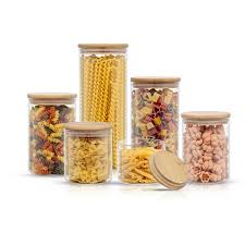 Joyful 6 Piece Kitchen Storage Jars