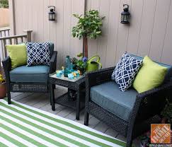 A sisal rug as wallcovering? Small Deck Decorating Ideas By Jewel Of Eat Drink Shop Love
