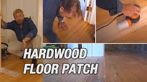 make a hardwood floor patch you