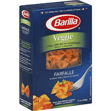 barilla pasta veggie farfalle