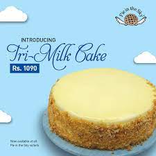 Pie In The Sky Three Milk Cake gambar png