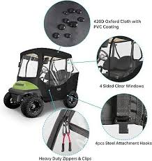 2 penger golf cart enclosures for