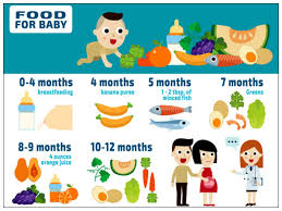 food chart for your baby