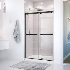 Maax Duel Sliding Shower Door Clear
