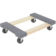 hardwood dolly with carpet ends