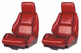 Corvette Cover Seat Leather Sport With