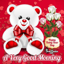 good morning teddy bear day images