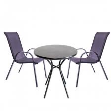 Patio Chairs With A Polymer Top Table