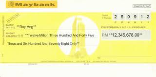Cheque Writing Printing Software For Malaysia Banks