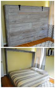 Rustic Queen Sized Wall Bed Ana White