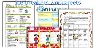 ice breakers worksheets