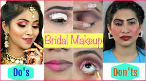 bridal makeup do s don ts anaysa