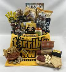 steelers playoff party basket of