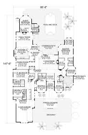 House Plan 55853 One Story Style With