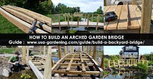 Garden Bridge Plans Build Backyard